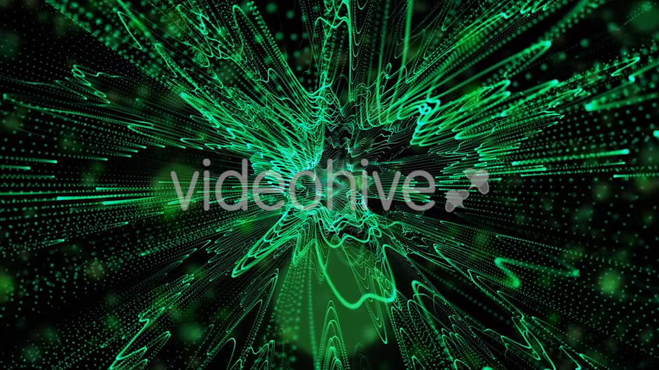 Beautiful Movement Green Particles Background Videohive 20246877 Motion Graphics Image 6