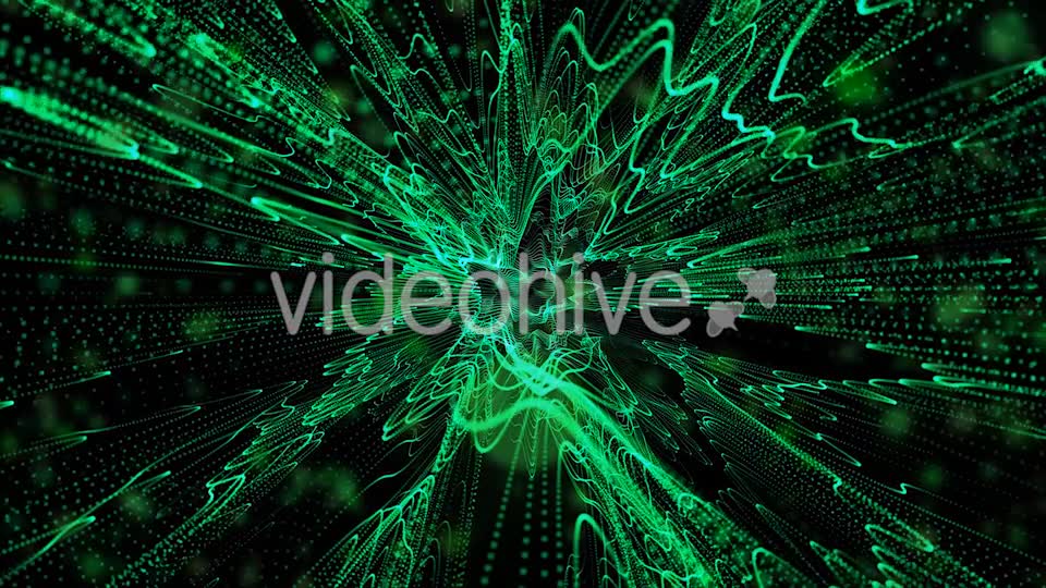 Beautiful Movement Green Particles Background Videohive 20246877 Motion Graphics Image 7