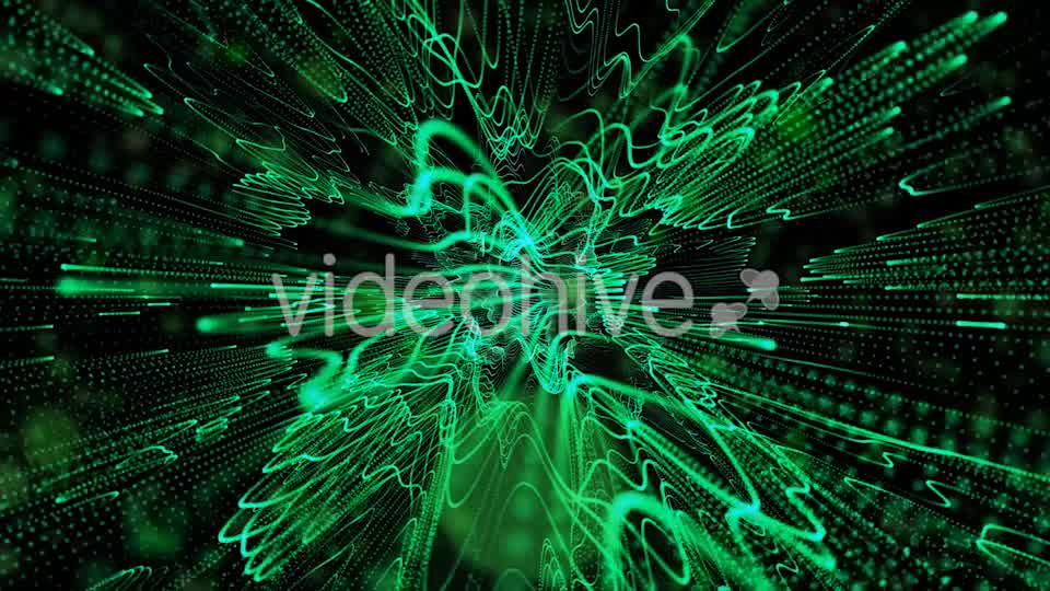 Beautiful Movement Green Particles Background Videohive 20246877 Motion Graphics Image 9