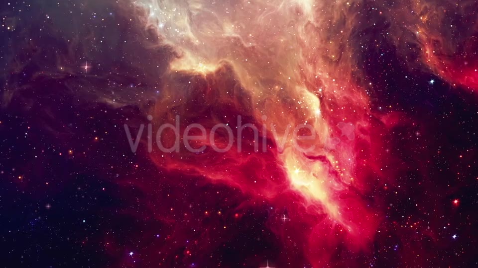 Beautiful Red Space Nebula Videohive 19234251 Motion Graphics Image 2