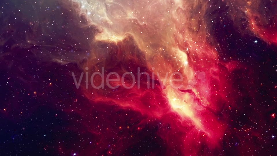 Beautiful Red Space Nebula Videohive 19234251 Motion Graphics Image 4