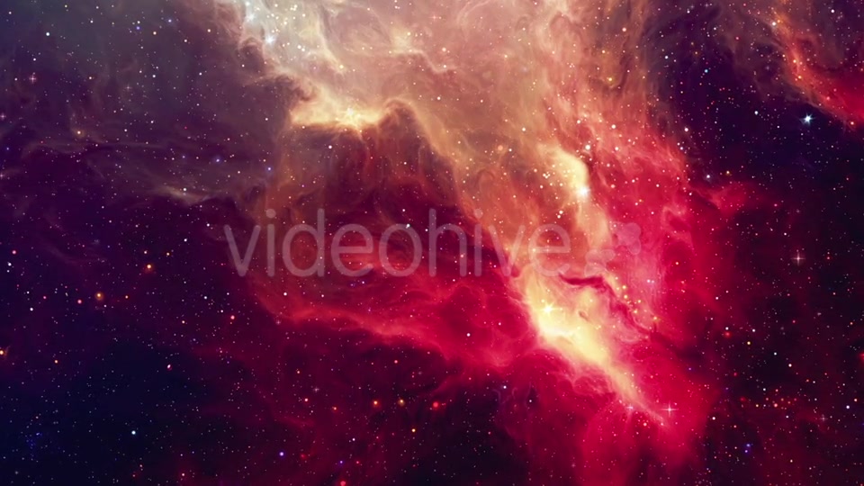 Beautiful Red Space Nebula Videohive 19234251 Motion Graphics Image 5