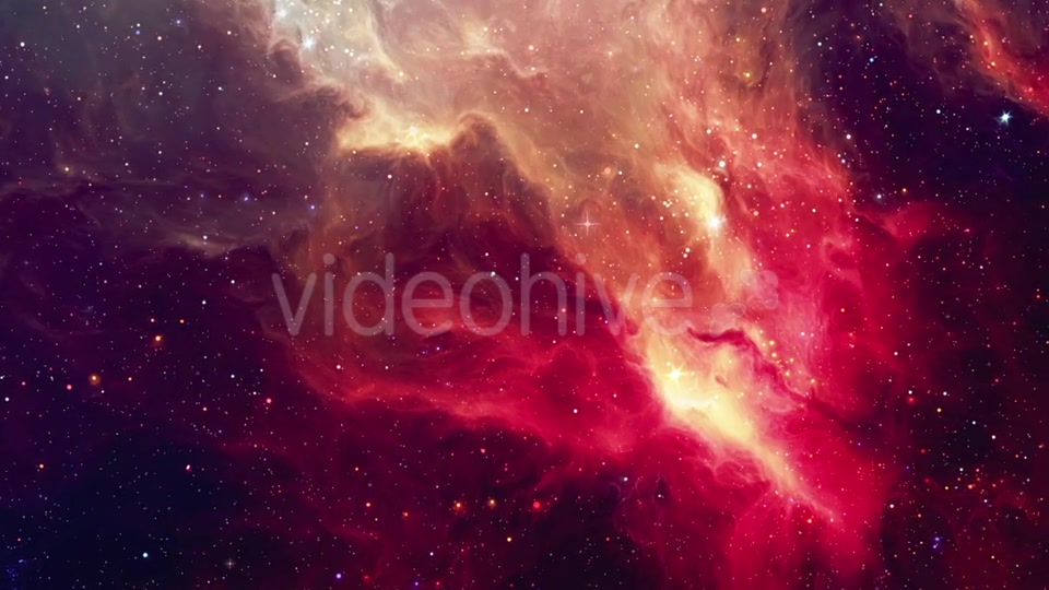 Beautiful Red Space Nebula Videohive 19234251 Motion Graphics Image 7