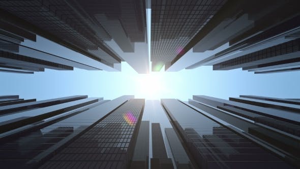 Beautiful Skyscrapers in a Business Center - Download Videohive 20020828
