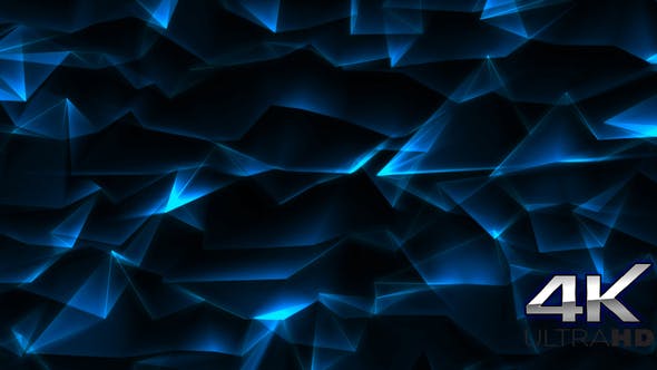 Beauty and Blue Triangles Background Loop - Download Videohive 21626533