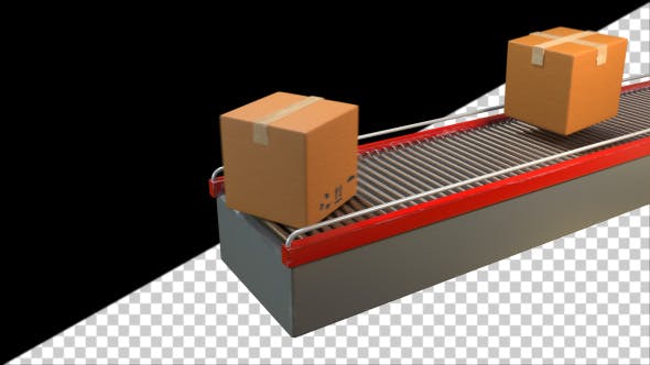 Belt Conveyor in Action - Videohive 20408032 Download