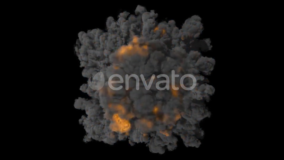 Big 4K Explosion Top View Videohive 23447264 Motion Graphics Image 4