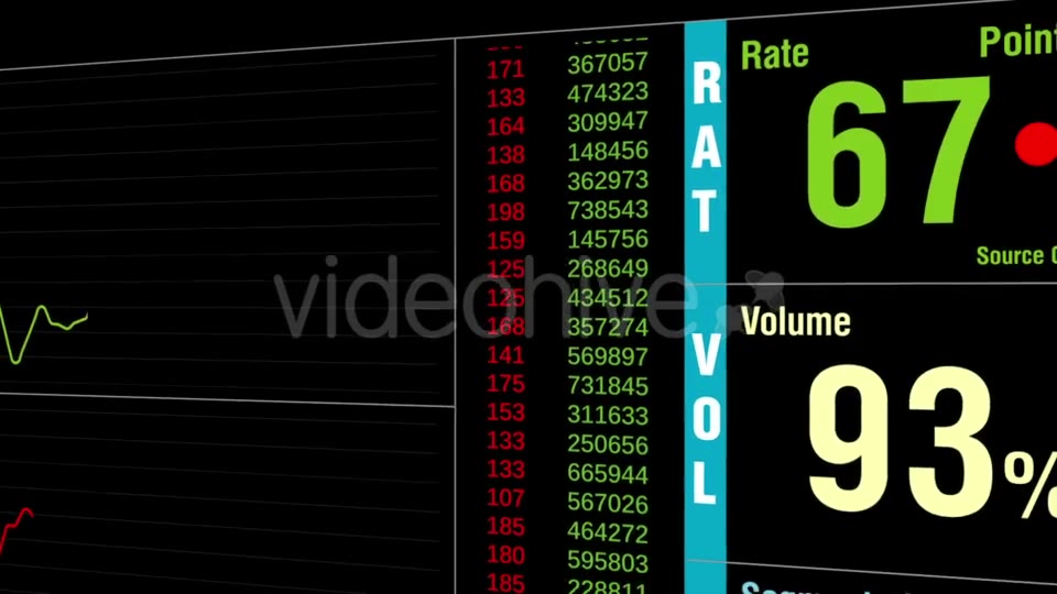 Big Data Digital Display Analysis Graph And Values Videohive 15449191 Motion Graphics Image 3