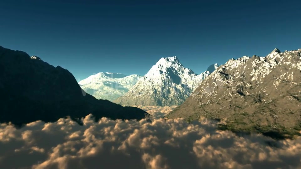 Big Mountains With Clouds Videohive 15784475 Motion Graphics Image 3
