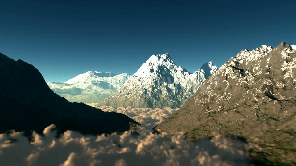 Big Mountains With Clouds Videohive 15784475 Motion Graphics Image 4