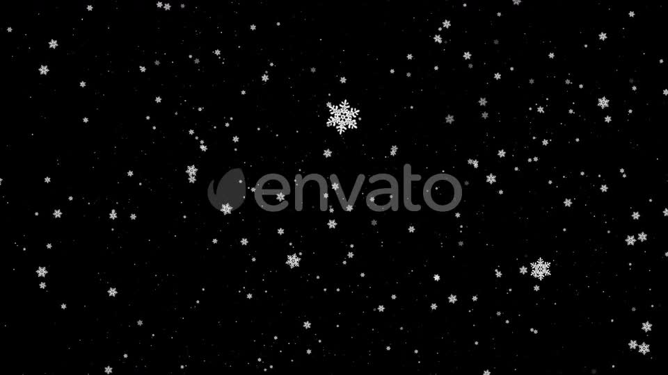Big Snowflakes Alpha Videohive 22778805 Motion Graphics Image 1
