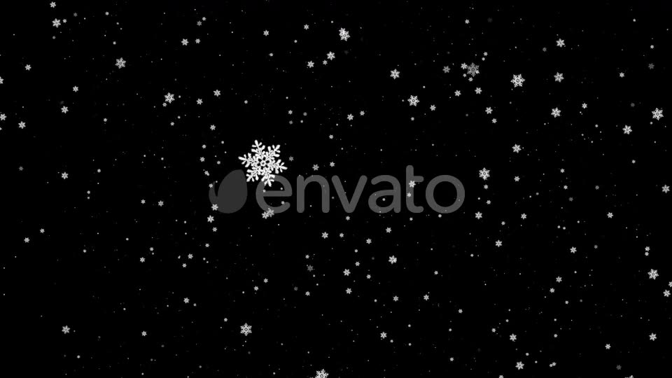 Big Snowflakes Alpha Videohive 22778805 Motion Graphics Image 2