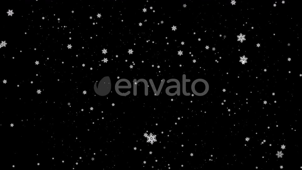 Big Snowflakes Alpha Videohive 22778805 Motion Graphics Image 3