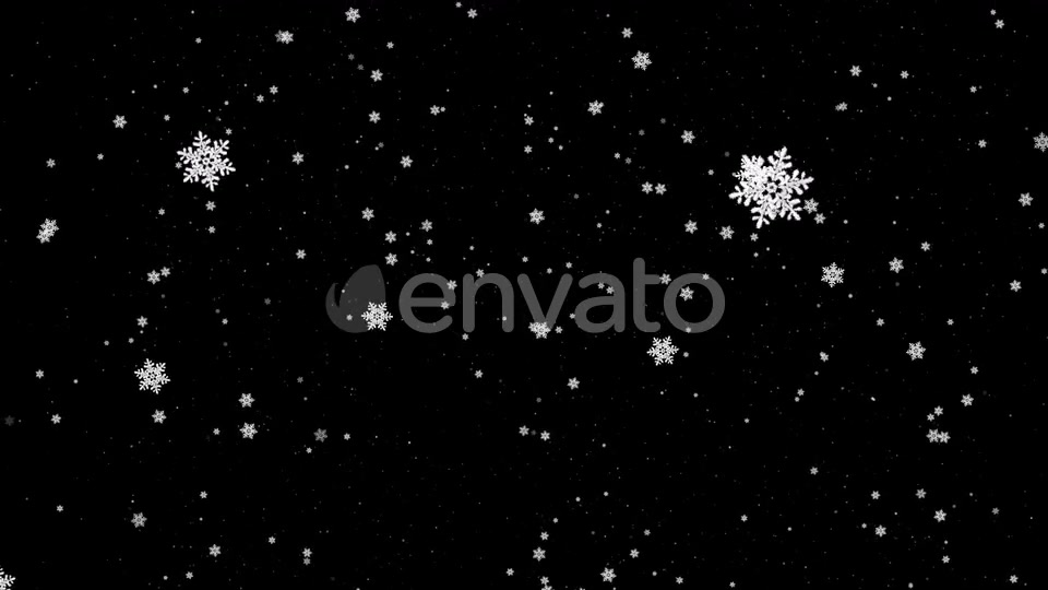 Big Snowflakes Alpha Videohive 22778805 Motion Graphics Image 4
