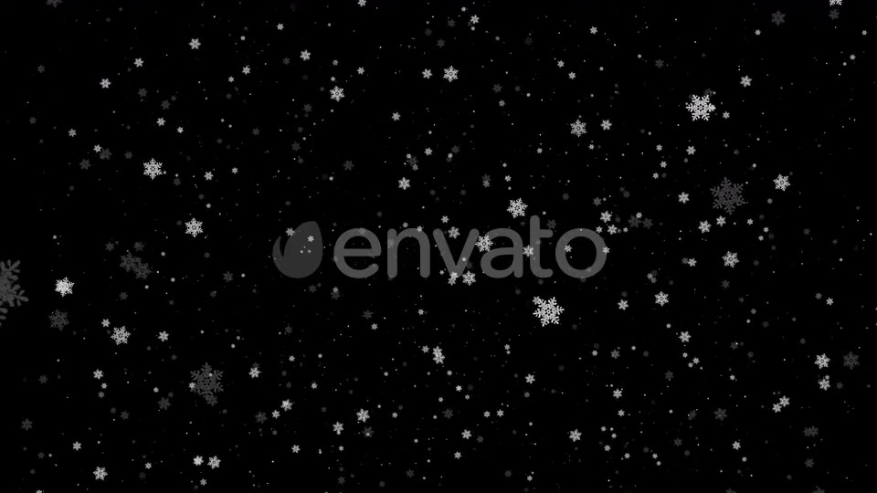 Big Snowflakes Alpha Videohive 22778805 Motion Graphics Image 8