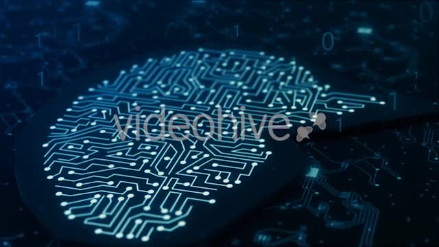 Binary Codes Of Artificial Intelligence Videohive 20456087 Motion Graphics Image 1