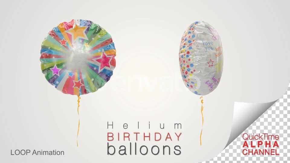 Birthday Celebration Balloons Videohive 25002404 Motion Graphics Image 1