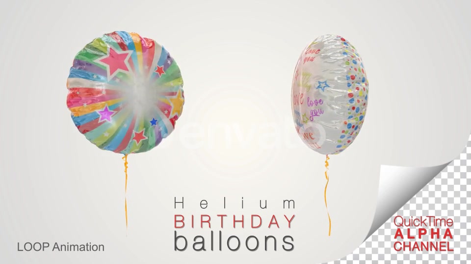 Birthday Celebration Balloons Videohive 25002404 Motion Graphics Image 3