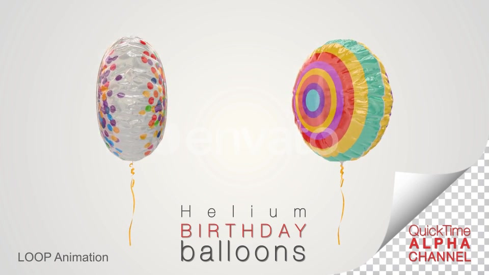 Birthday Celebration Balloons Videohive 25002404 Motion Graphics Image 5