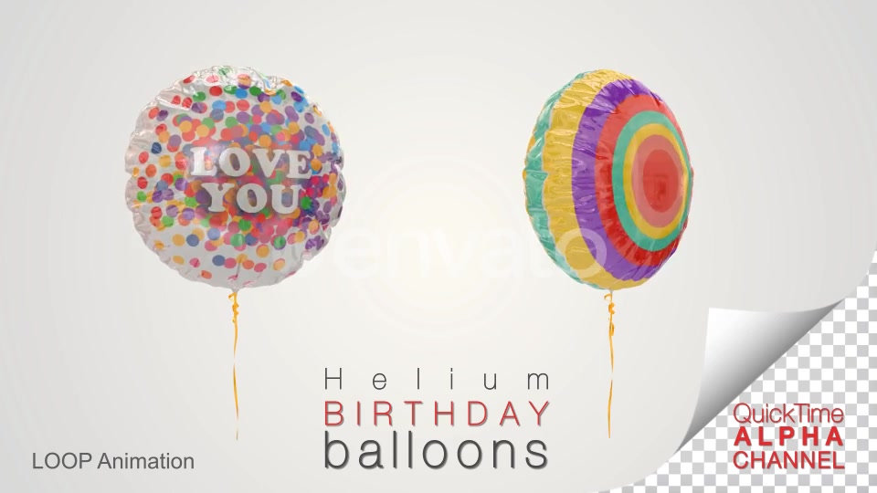 Birthday Celebration Balloons Videohive 25002404 Motion Graphics Image 6