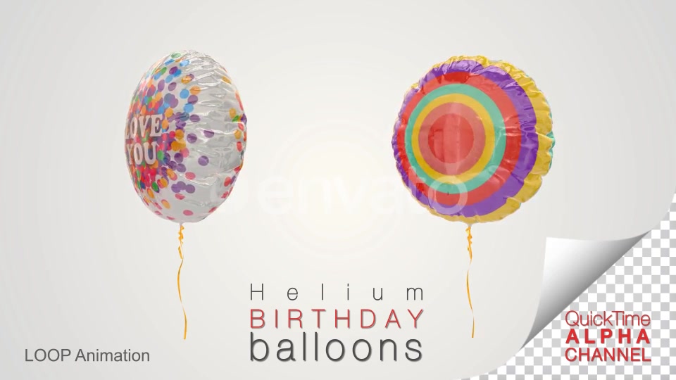 Birthday Celebration Balloons Videohive 25002404 Motion Graphics Image 7