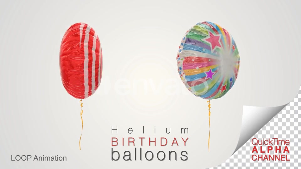 Birthday Celebration Balloons Videohive 25002404 Motion Graphics Image 9