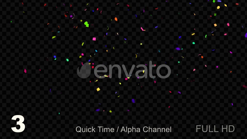 Birthday Confetti Videohive 21702147 Motion Graphics Image 9