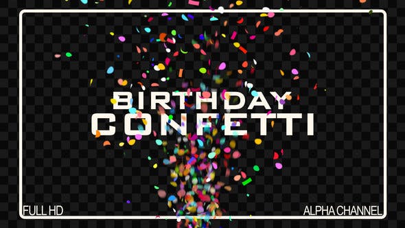 Birthday Confetti - Videohive 21822819 Download