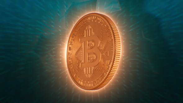 Bitcoin Digital Cryptocurrency Background - 21247453 Videohive Download