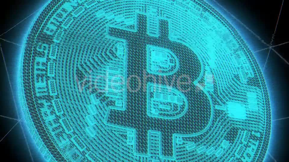 Bitcoin Digital Glitch Background Loop Videohive 21251848 Motion Graphics Image 1