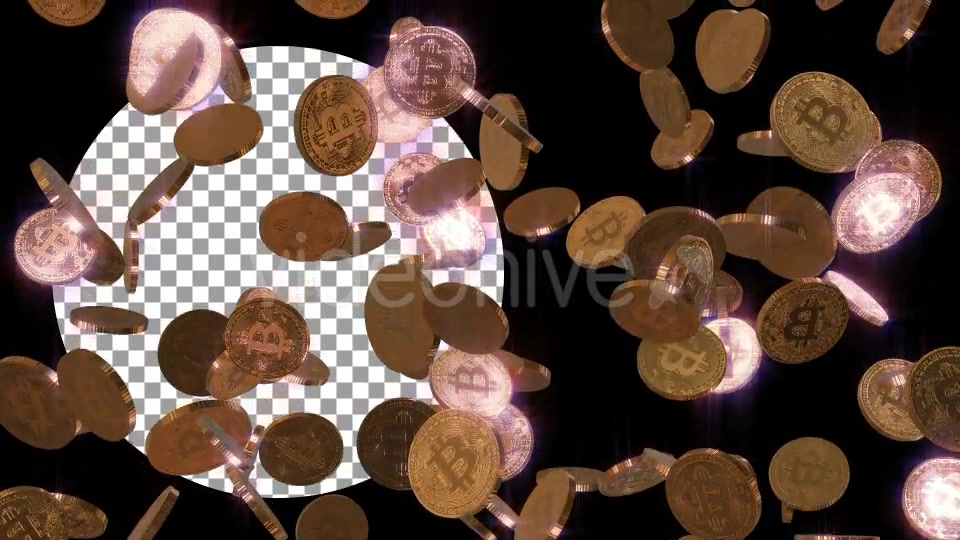 Bitcoin Falling Loop Background Videohive 20326776 Motion Graphics Image 3