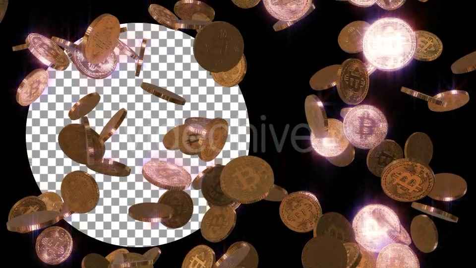 Bitcoin Falling Loop Background Videohive 20326776 Motion Graphics Image 4