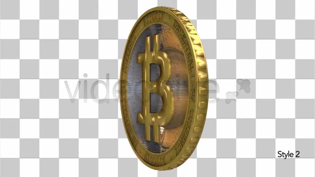 Bitcoin Virtual Currency Spinning and Rotating Videohive 8089170 Motion Graphics Image 10