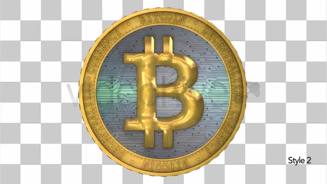 Bitcoin Virtual Currency Spinning and Rotating Videohive 8089170 Motion Graphics Image 11