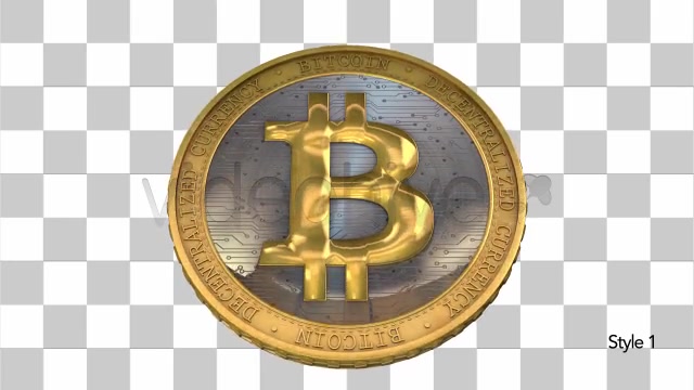 Bitcoin Virtual Currency Spinning and Rotating Videohive 8089170 Motion Graphics Image 5