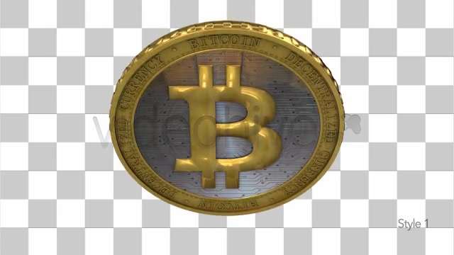 Bitcoin Virtual Currency Spinning and Rotating Videohive 8089170 Motion Graphics Image 6
