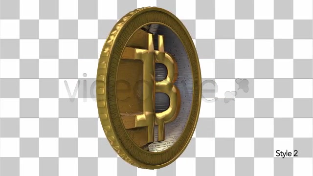Bitcoin Virtual Currency Spinning and Rotating Videohive 8089170 Motion Graphics Image 9
