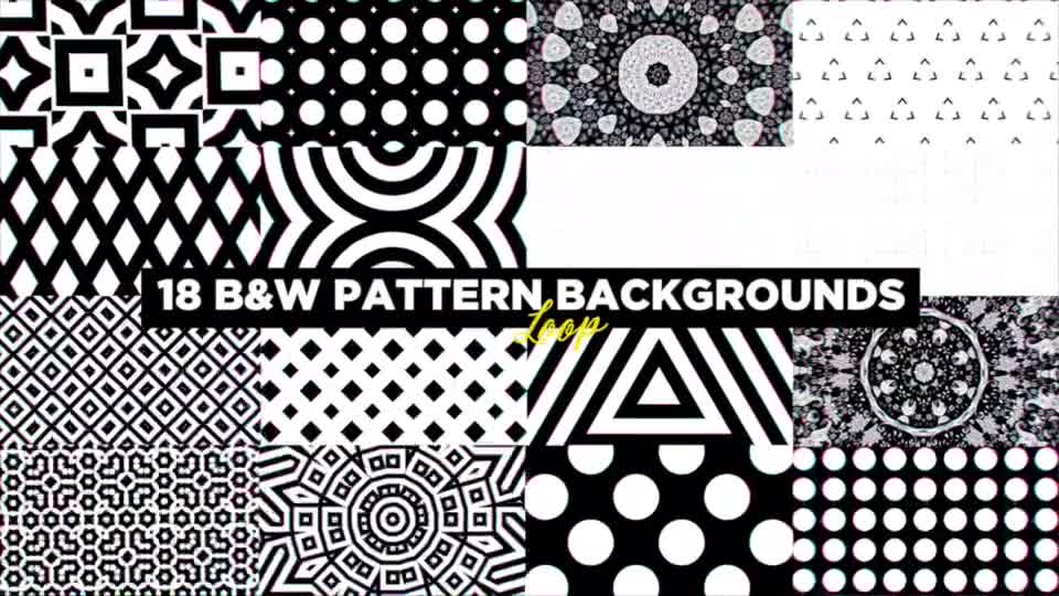 Black and White Backgrounds Videohive 18435494 Motion Graphics Image 1