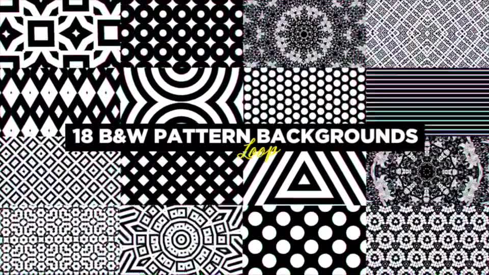 Black and White Backgrounds Videohive 18435494 Motion Graphics Image 2