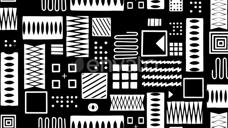 Black And White Doodle Vol.01 Videohive 24424789 Motion Graphics Image 5
