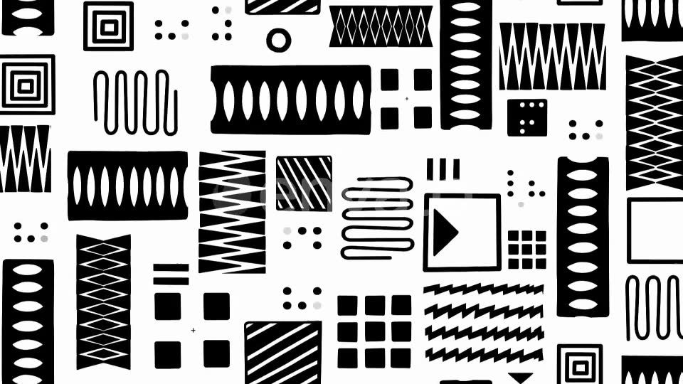 Black And White Doodle Vol.02 Videohive 24429677 Motion Graphics Image 4