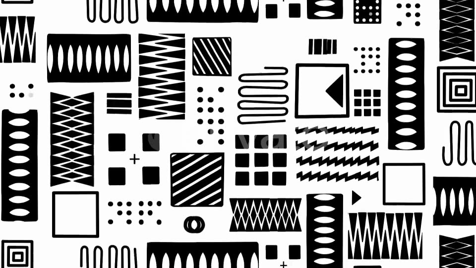 Black And White Doodle Vol.02 Videohive 24429677 Motion Graphics Image 5