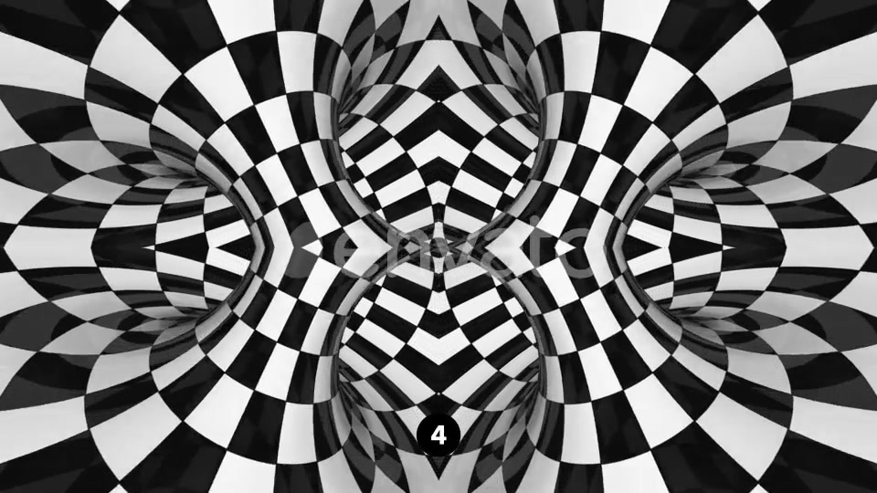 Black and White Mosiac VJ Pack Videohive 22002893 Motion Graphics Image 5