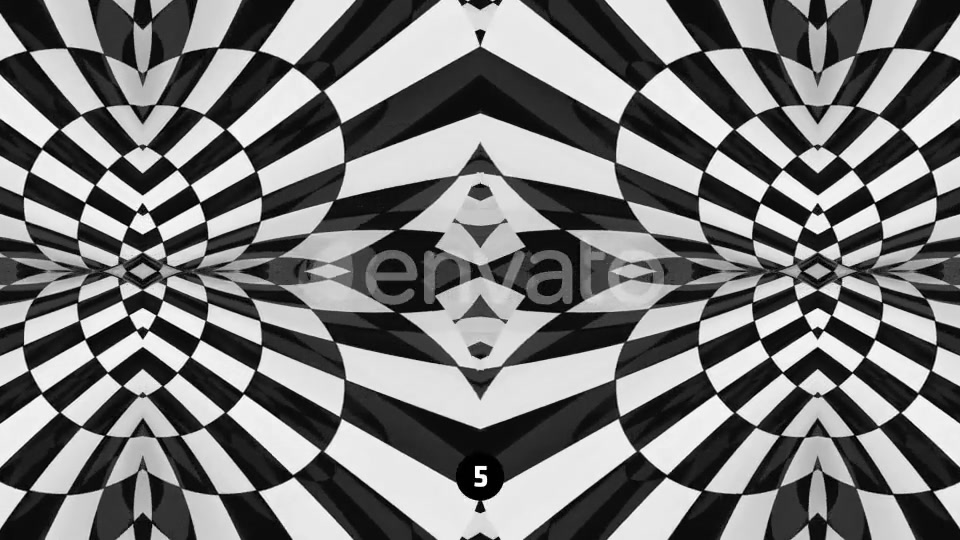 Black and White Mosiac VJ Pack Videohive 22002893 Motion Graphics Image 7