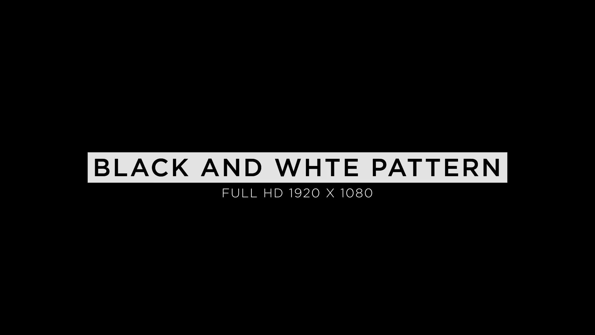 Black And White Pattern VJ Loops Background Videohive 24238632 Motion Graphics Image 9