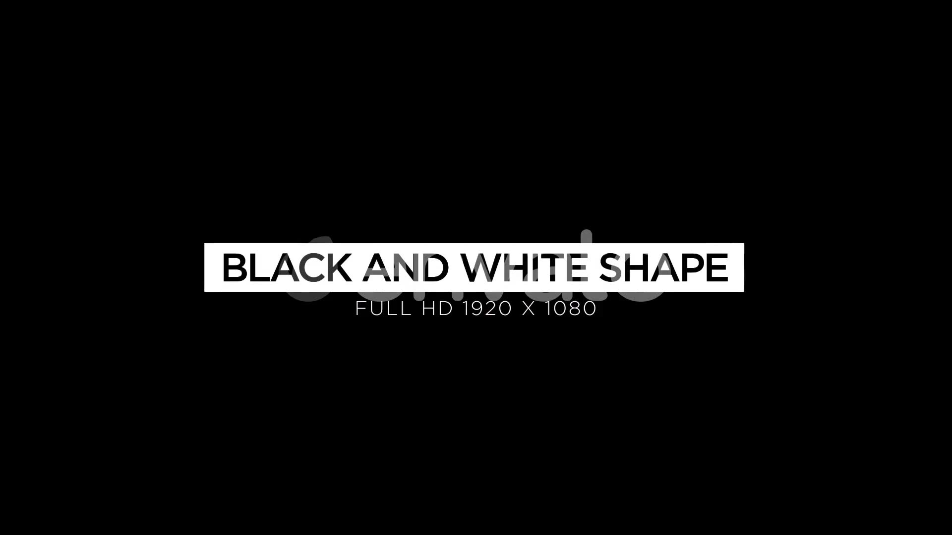 Black And White Shape VJ Loops Background Videohive 22459574 Motion Graphics Image 8
