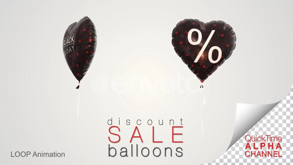 Black Friday Discount Sale Balloons Videohive 24726915 Motion Graphics Image 10