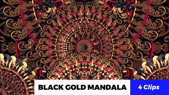 Black Gold Mandala - Download 20673421 Videohive
