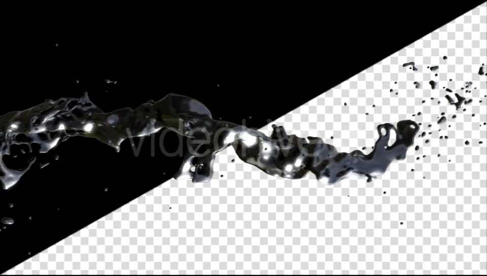 Black Goo Flow Loop Videohive 20657725 Motion Graphics Image 4