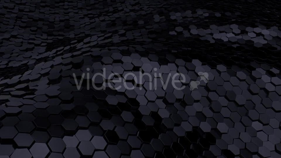 Black Hexagons Videohive 11316399 Motion Graphics Image 4